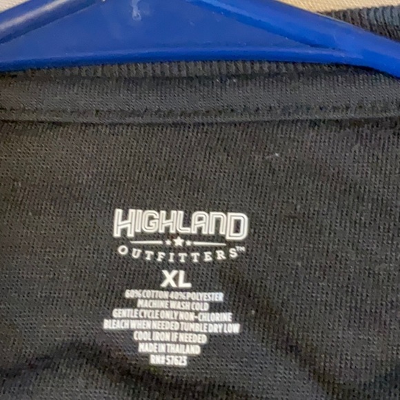 Navy Striped Long Sleeve Men's Tee - Picture 3 of 3